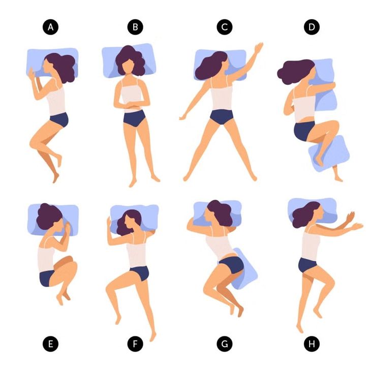 different sleeping positions and their physical effects on blood circulation