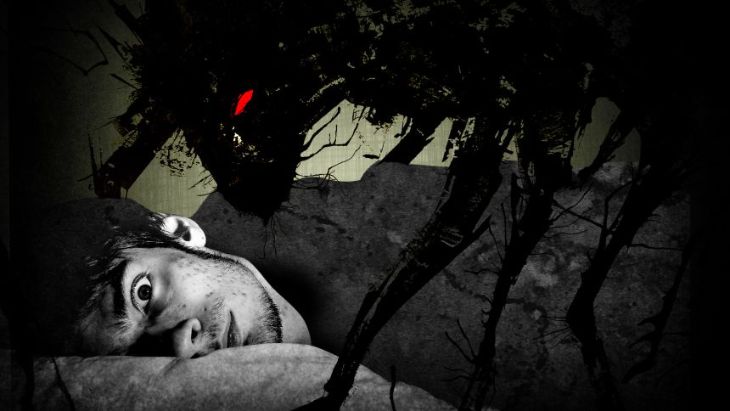 Sleep Paralysis Demon Illustration