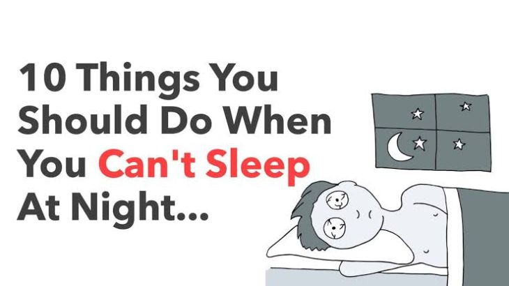 What to do when you can't sleep