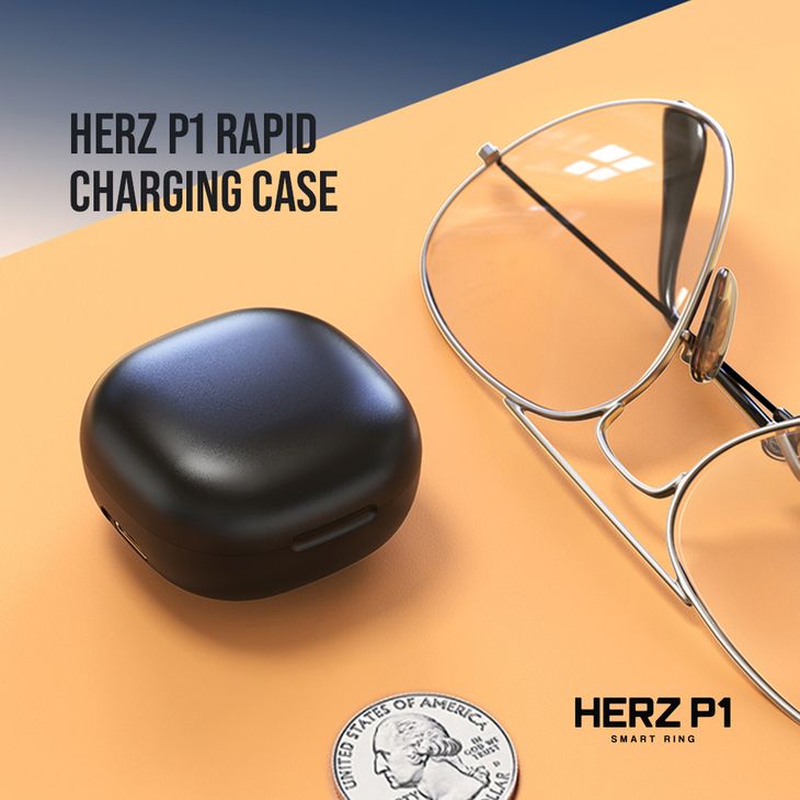 Herz P1 Smart Ring Official Website and App Interface